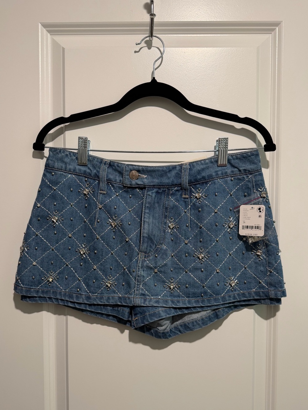 We the Free Gallivanting Embellished Skort